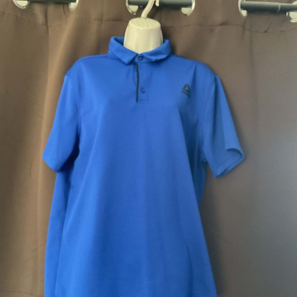 Reebok Men's Royal Blue Performance Polo Shirt - Size Large